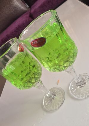A picture of Green apple juice.