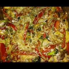 Una foto de Vegetales al horno