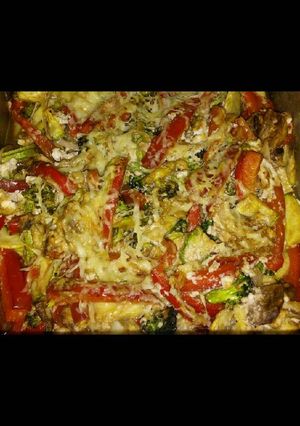Una foto de Vegetales al horno