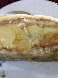 Una foto de Postre helado de durazno