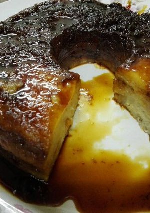Una foto de Flan de banana :)
