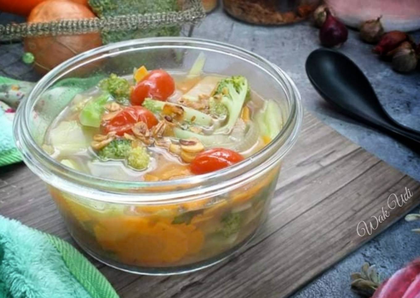 Sup sayur paling ringkas