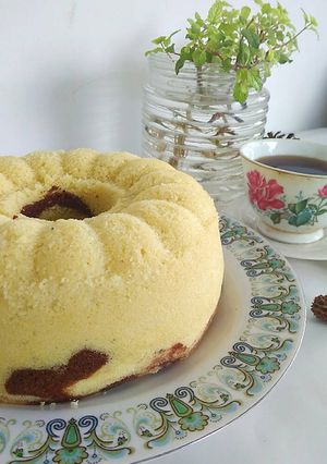Foto resep Cake singkong marmer
