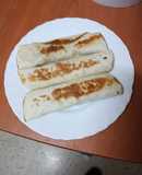 Burritos de lomo, pimiento y queso