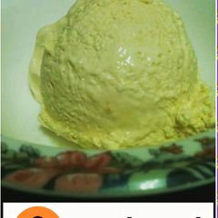 A picture of Mango ice cream🍧.