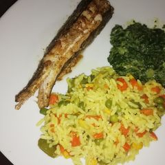 A picture of Baked hake.