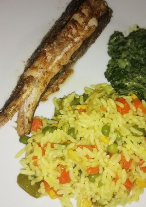 A picture of Baked hake.