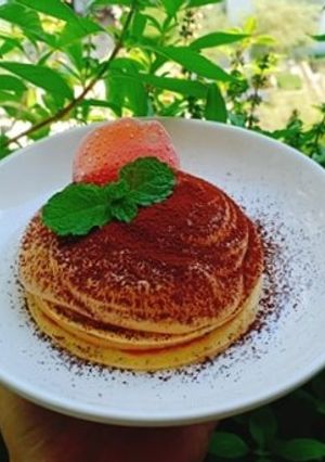 Hình của món Pancake Dalgona.