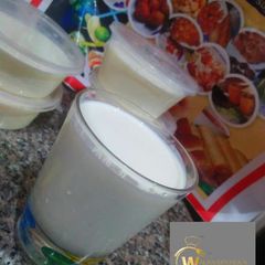 A picture of Homemade yogurt.