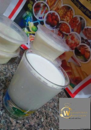 A picture of Homemade yogurt.