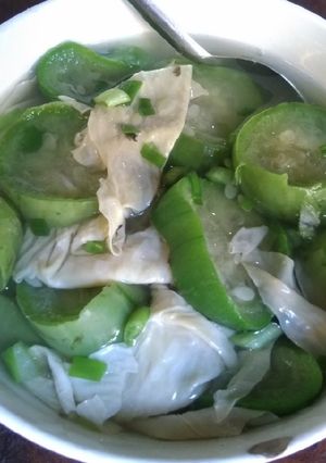 Hình của món Canh mướp.