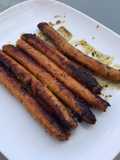 Chipolatas marinées grillées à la plancha