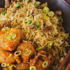 A picture of Pork Fried Rice.