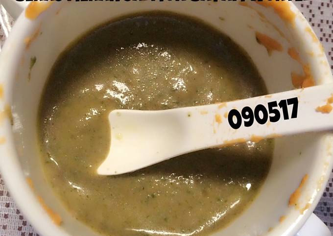 Mpasi 4* 6m beras merah salmon bayam wortel