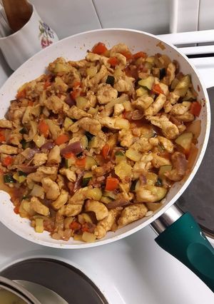 Cukkinis csirkemell recept fotója