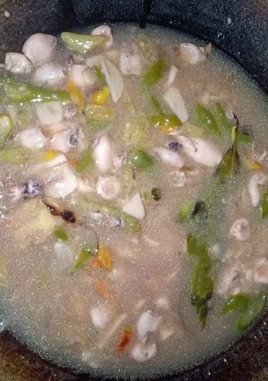 Foto resep Baby cumi kuah cabe ijo