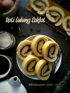 Foto resep Roti Gulung Coklat (lembut, tanpa telur, tanpa ulen)