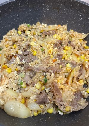 Foto resep Beef rice black pepper