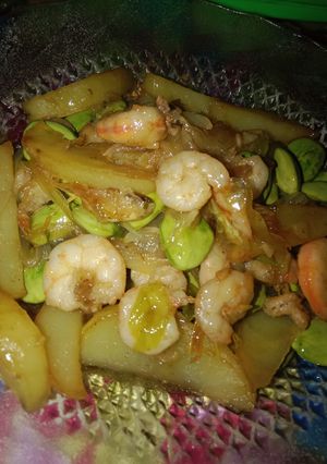 Foto resep Tumis udang pete kentang