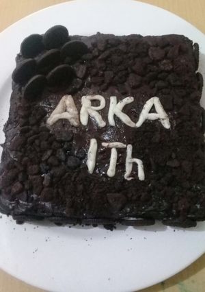 Foto resep Brownies Oreo