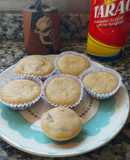 Muffin de harina de avena y pasas