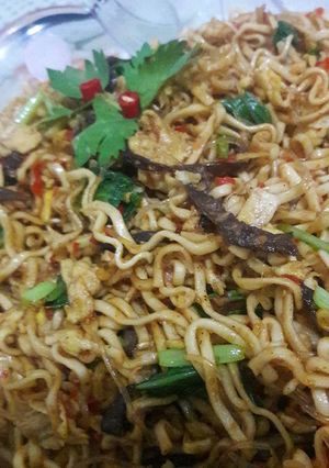 Foto resep Mie goreng sayur🍝