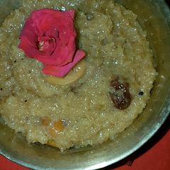 Wheat rava kheer A picture of Wheat rava kheer.