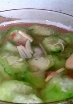 Foto resep sayur bening oyong