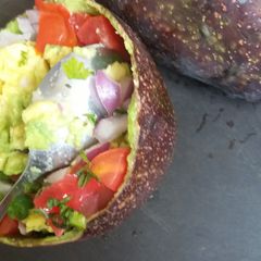 A picture of Maxican avocado dip.
