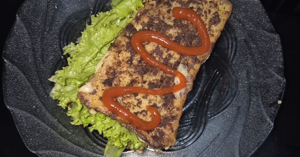 Roti isi Telur Rempah Kayu Manis Versi Diet