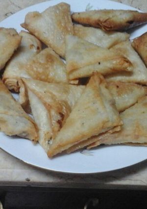 صورة لوصفة سمبوسة بالجبنة
