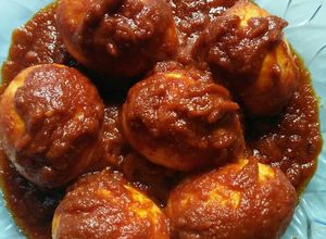 Foto resep Telur Balado (pakai resep Desaku balado bubuk)