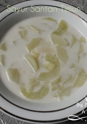 Foto resep Sayur Santan Timun