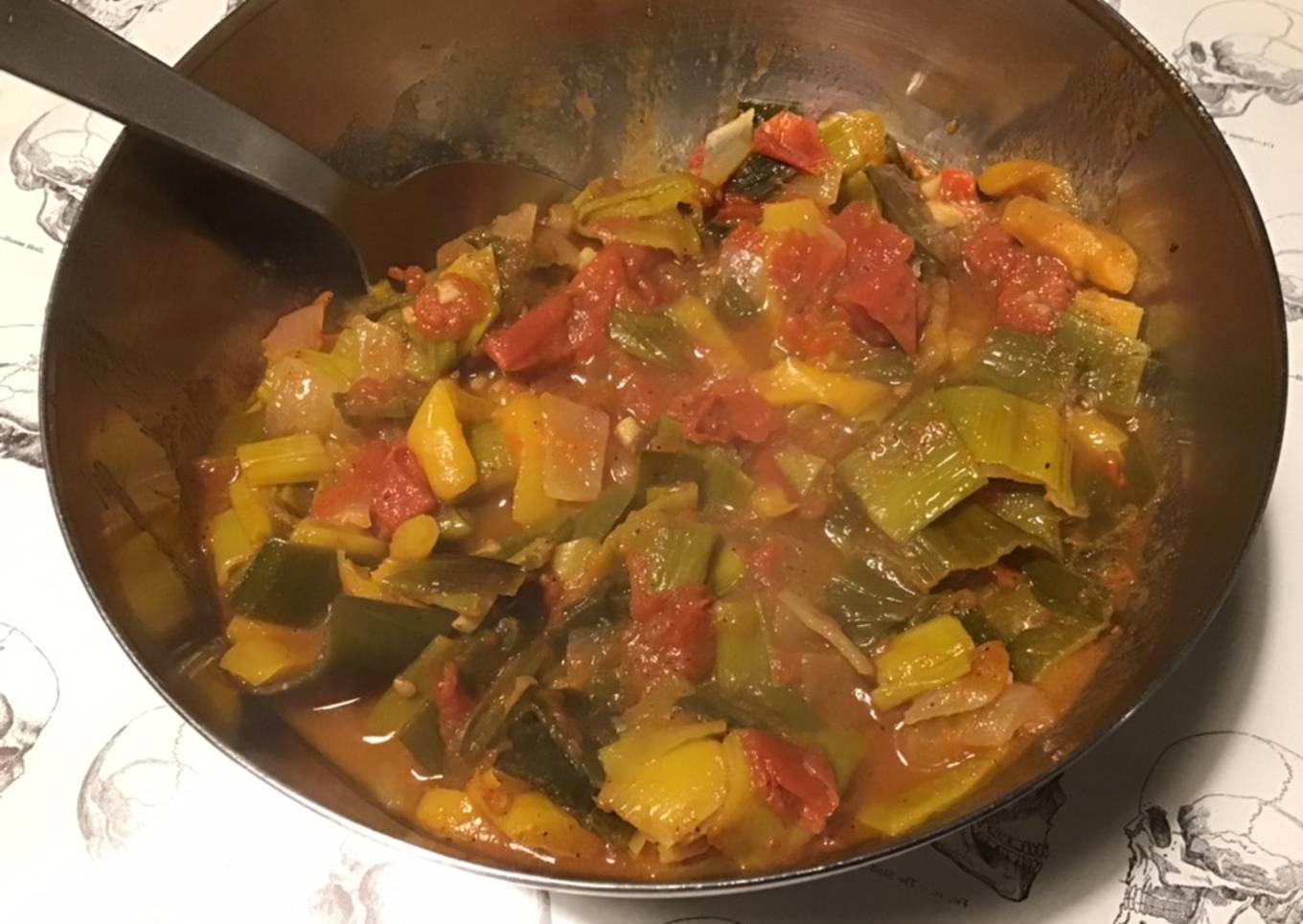 Fondue de légumes au bouillon de gambas