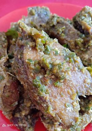 Foto resep Ikan Goreng Sambal Ijo Pedas Dower
