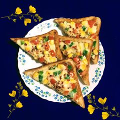 A picture of Bread Pizza.