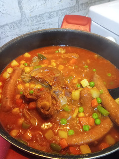 Una foto de Cazuela de garbanzos 🥘