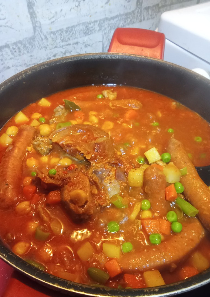 Una foto de Cazuela de garbanzos 🥘