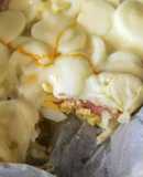 Pastel de huevo jamón y queso