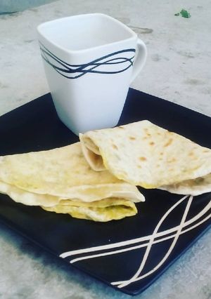Una foto de Aloo paratha