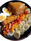 Pollo en salsa de mango