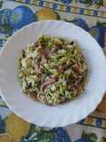 Risotto zucchine e speck