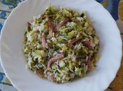 Una foto di speck zucchine