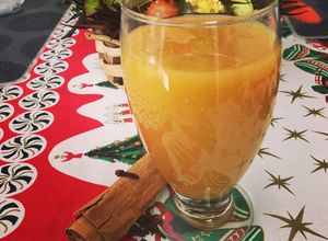Una foto de Colada de quaker con fruta