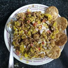 Bombay bhel puri A picture of Bombay bhel puri.