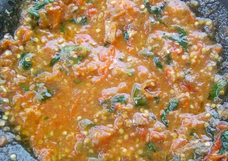 Resep Sambel sari laut aka sambel lamongan, Enak Banget