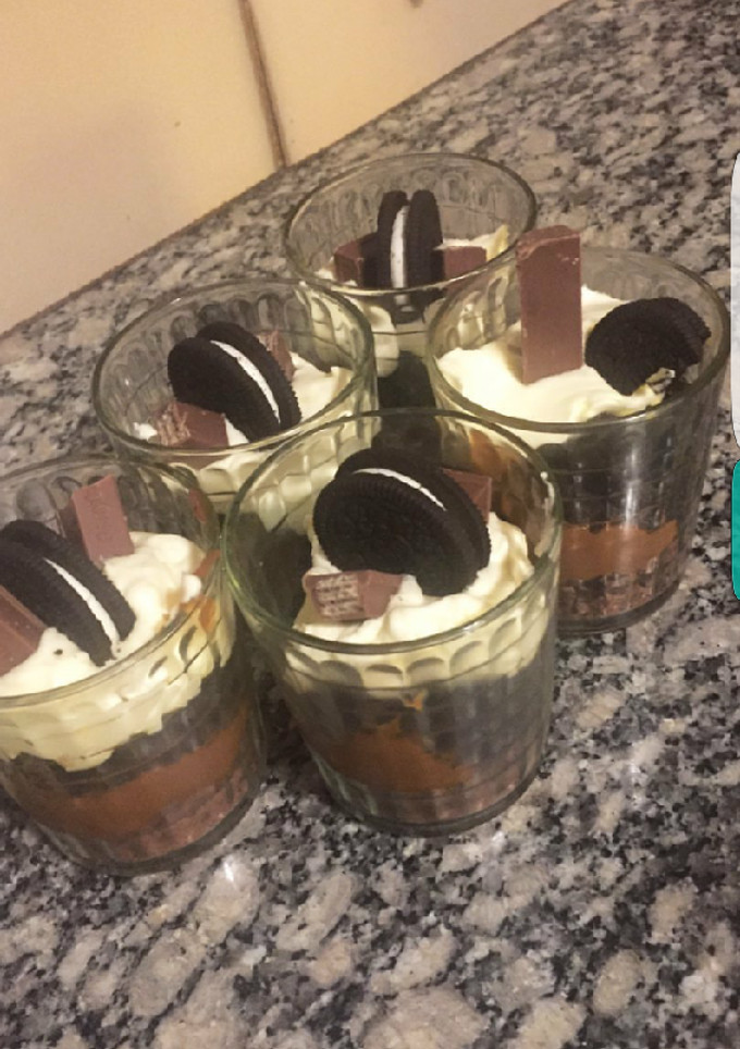 Una foto de Postres oreo con dulce de leche