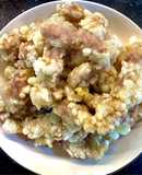 Thịt chiên xù chấm sốt chua ngọt