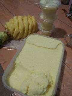 Foto resep Ice cream susu nanas