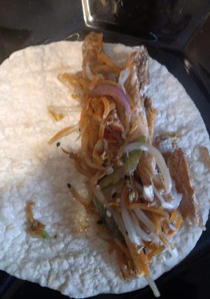 Una foto de Tacos de pollo